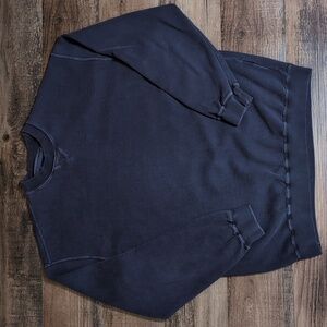 McKenzie Tribe Long Sleeve Crew Neck Sweatshirt Size Medium Made in Italy Purple